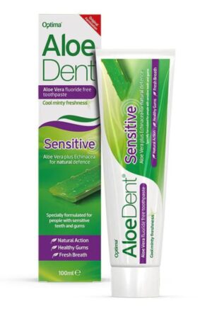 Optima Aloe Vera Toothpaste - Sensitive - with Vit K, Echinacea & Tea Tree